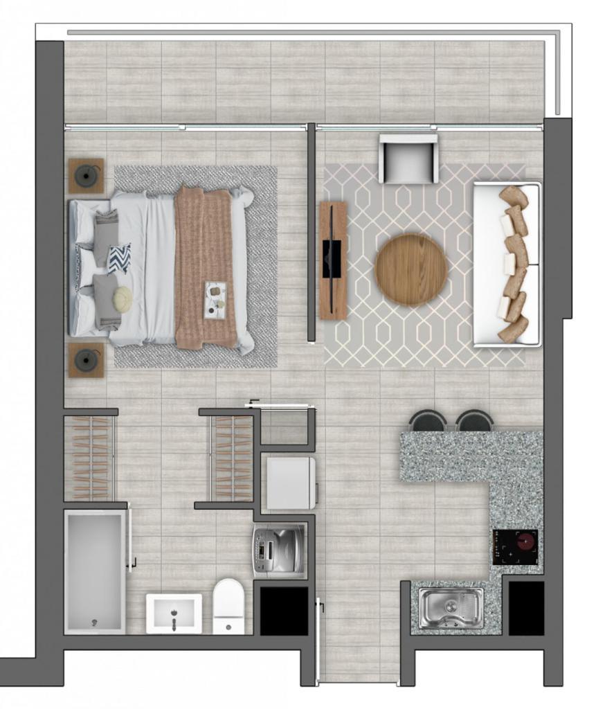 Departamento Piso 17 *